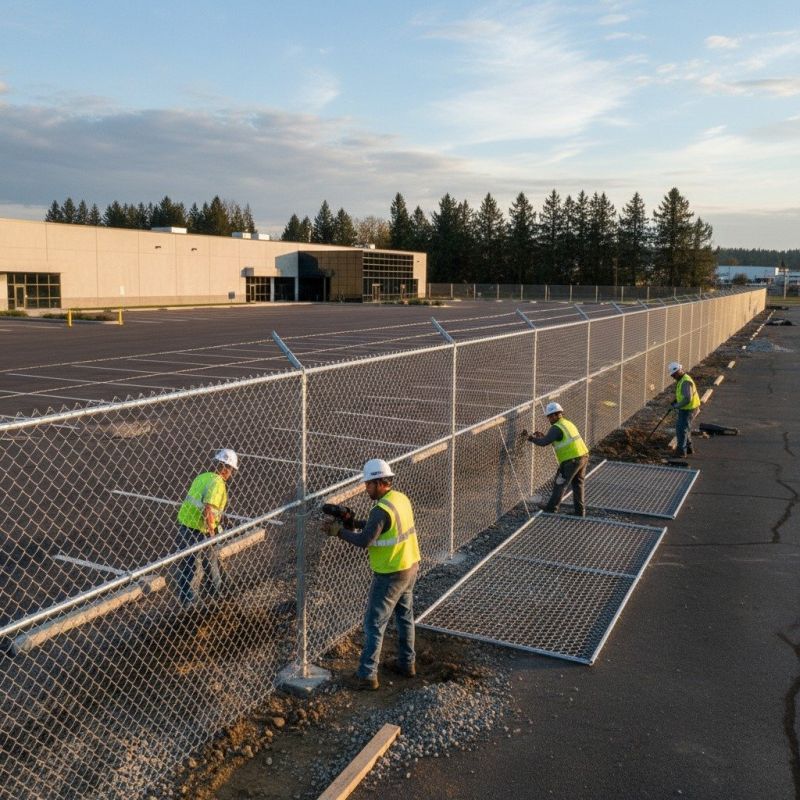 Commercial Metal Fence Service
